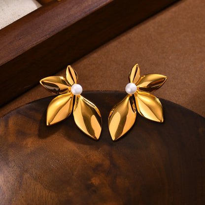 4 Leaf Stud Earrings