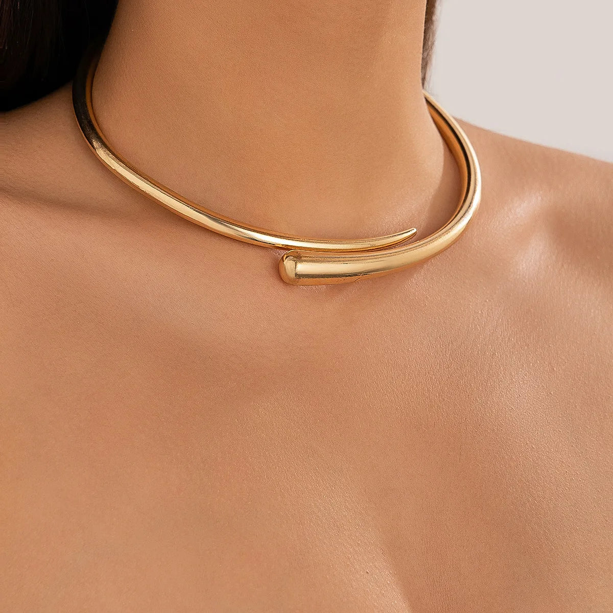 Sculptural Water Drop Necklace & Bracelet Set