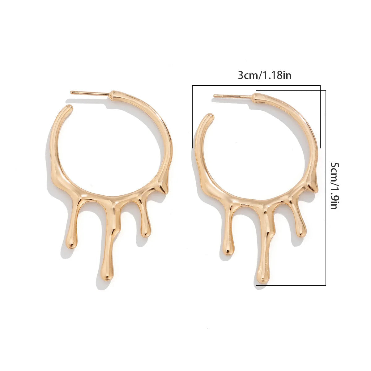 Geometric Torque Necklace & Earrings Set