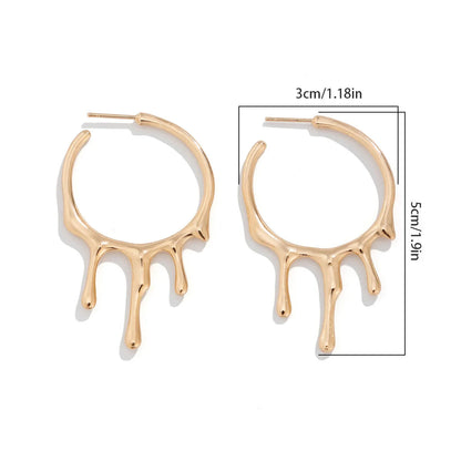 Geometric Torque Necklace & Earrings Set