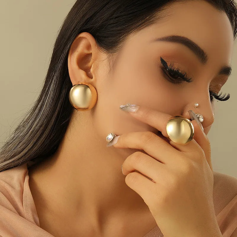 Chunky Water Drop Earrings