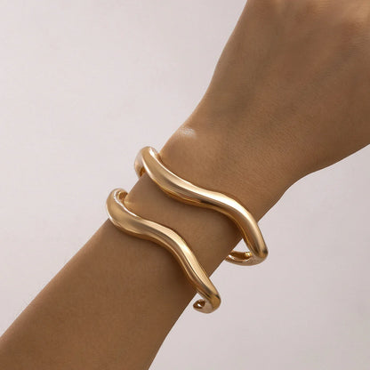 Geometric Wrangle Cuff Bangle