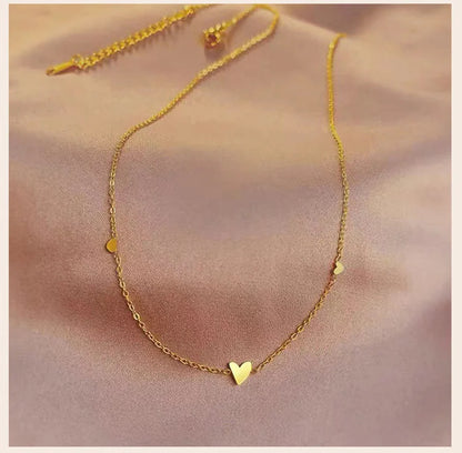 Heart Clavicle Necklace