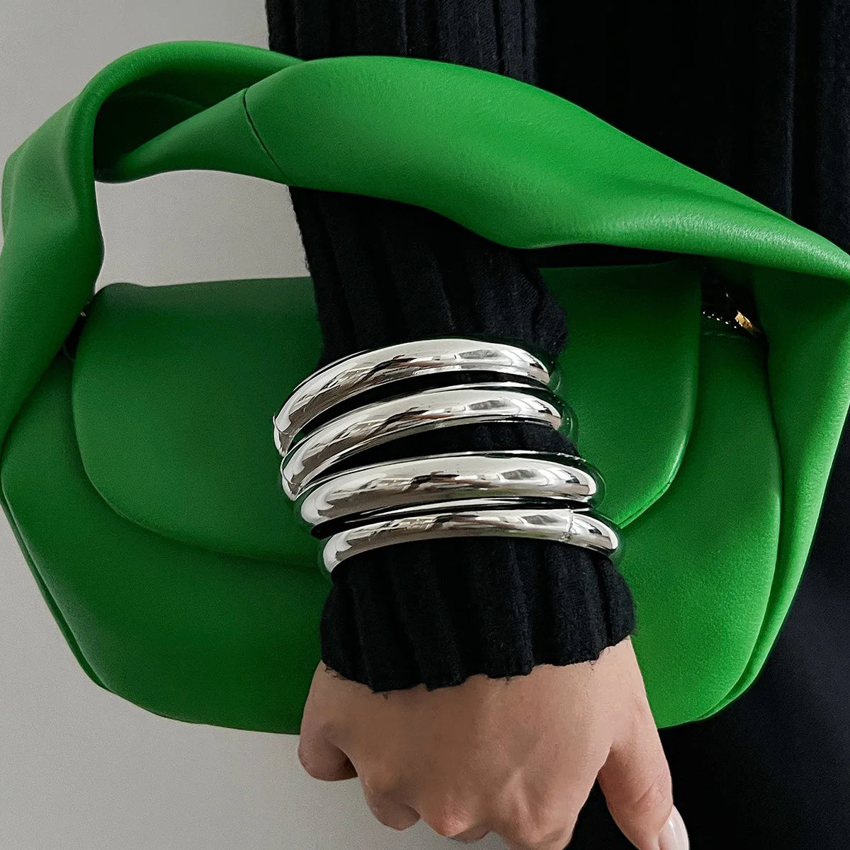 Minimalist Medium Wide Cuff Bangles