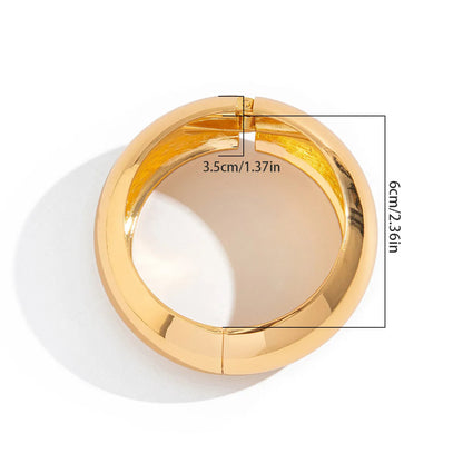 Bold Sculptural Cuff Bangle