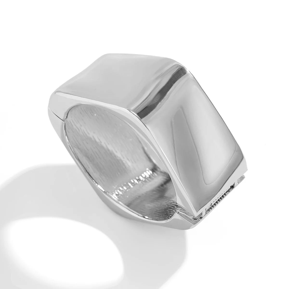 Bold Sculptural Cuff Bangle
