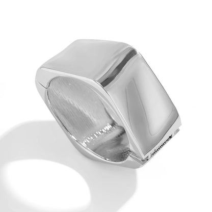 Bold Sculptural Cuff Bangle