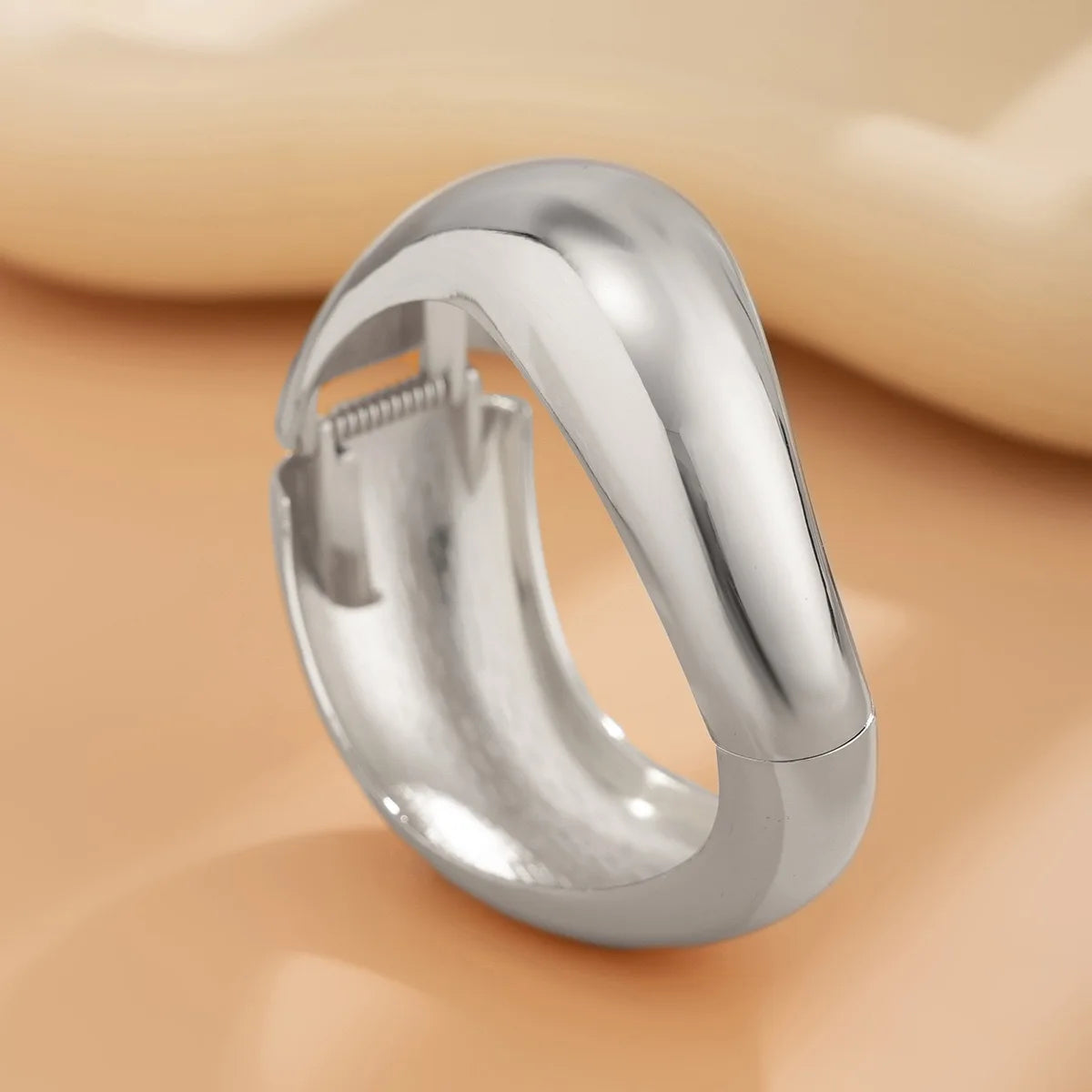 Bold Geometric Cuff Bangle