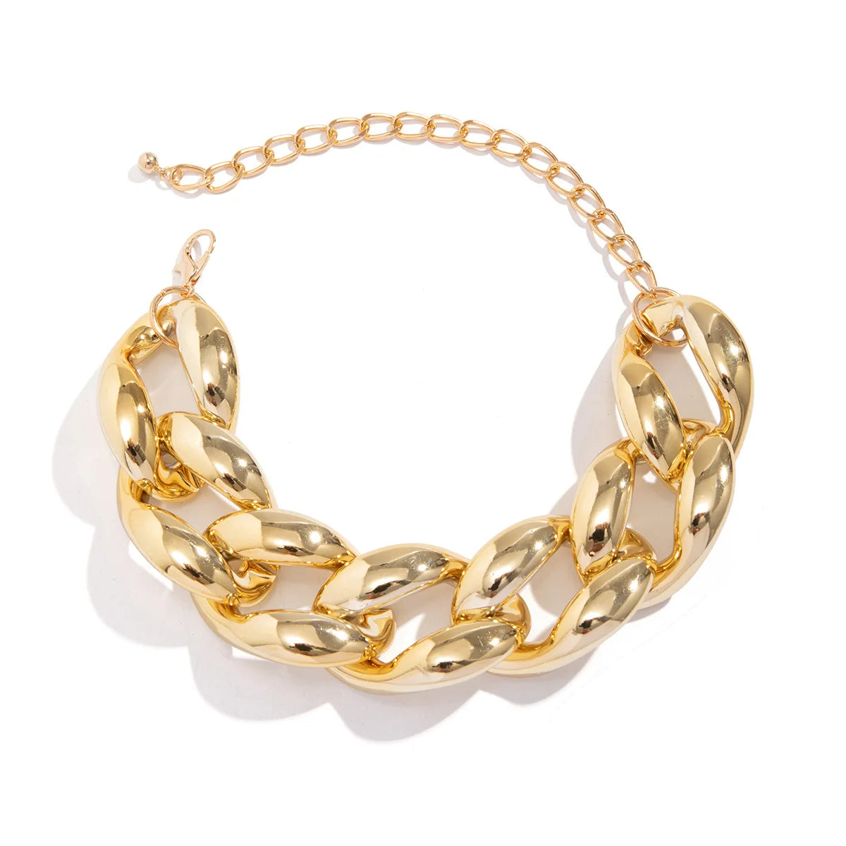 Bold Chunky Statement Chain Necklace