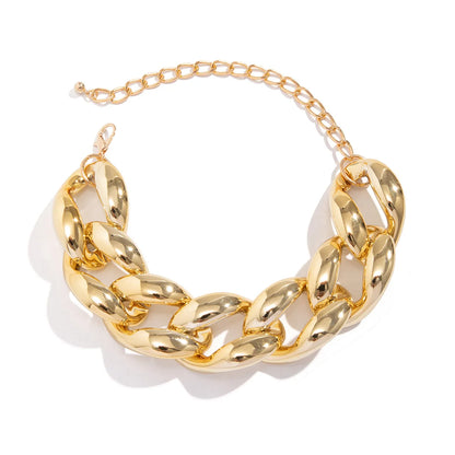 Bold Chunky Statement Chain Necklace