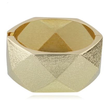 Statement Geometric Wide Cuff Bangle