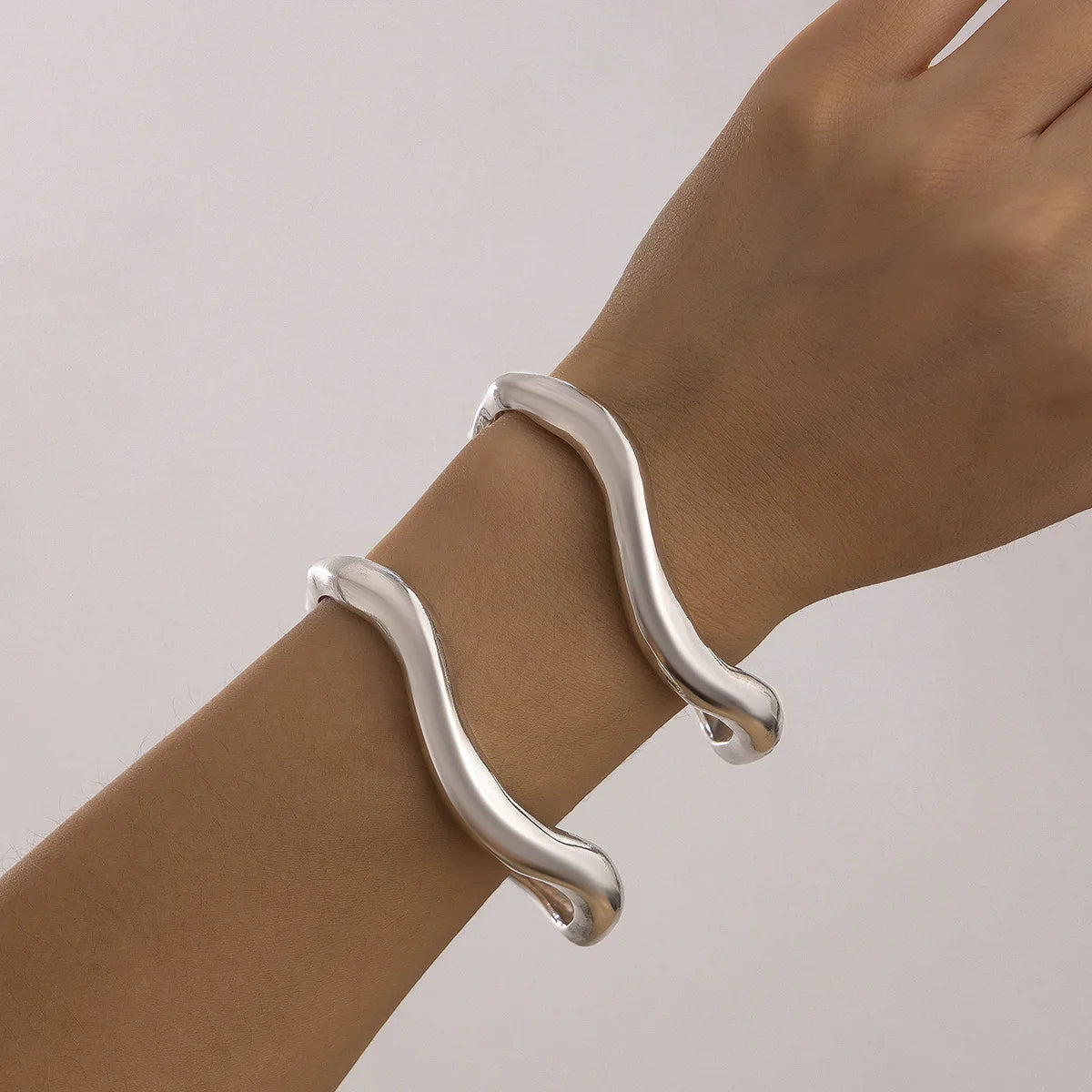 Geometric Wrangle Cuff Bangle