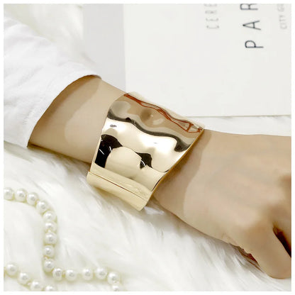 Bold Asymmetric Metal Bangle