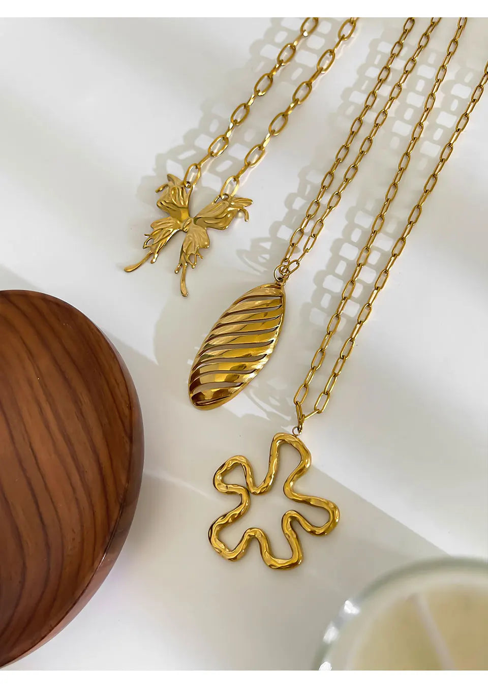 Statement Butterfly Pendant Necklace