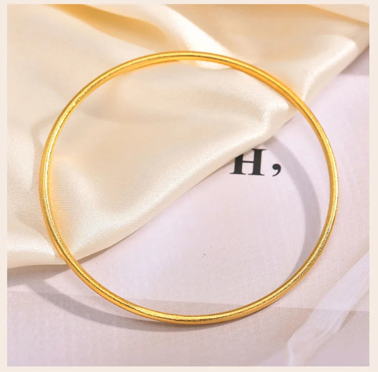 Thin Minimalist Bangle Bracelet