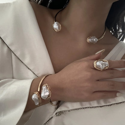 Baroque Pearl Jewelry Set