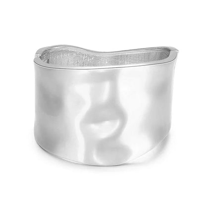 Bold Asymmetric Metal Bangle