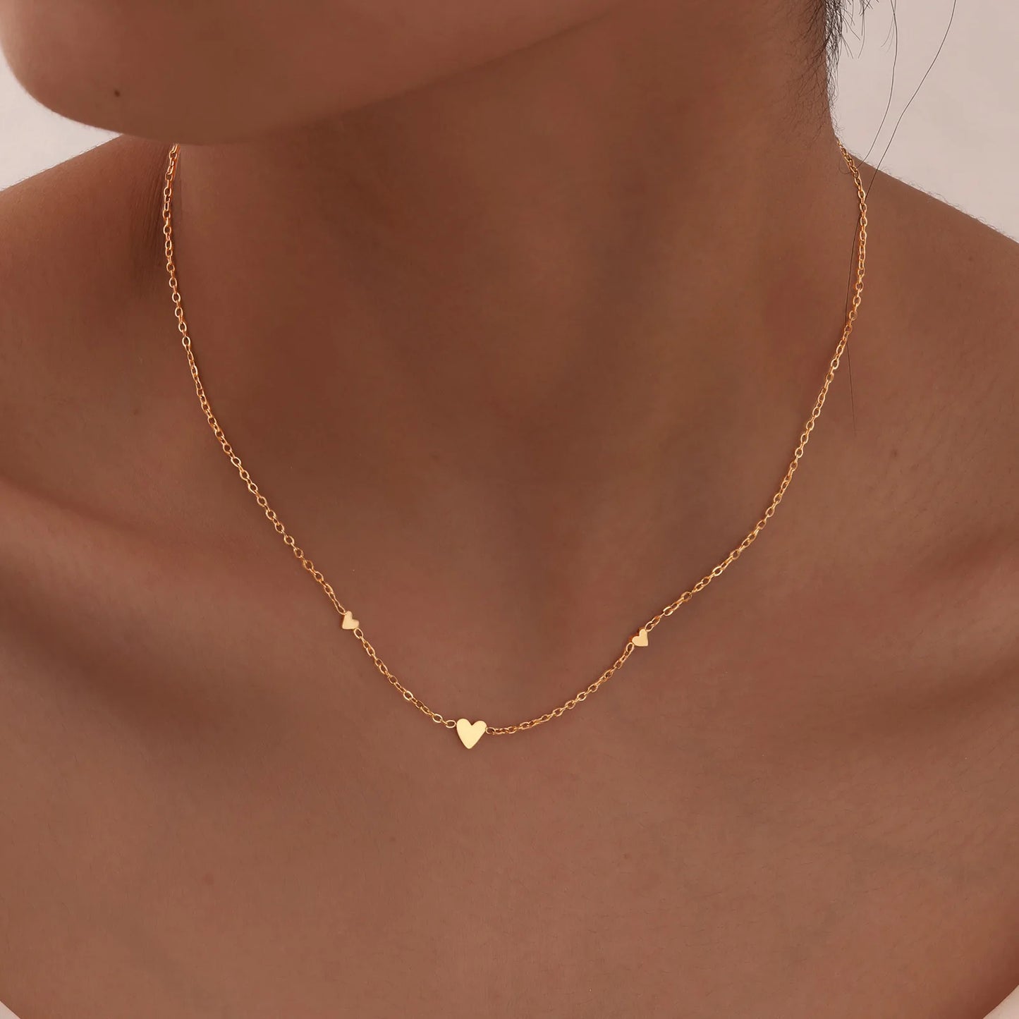 Heart Clavicle Necklace