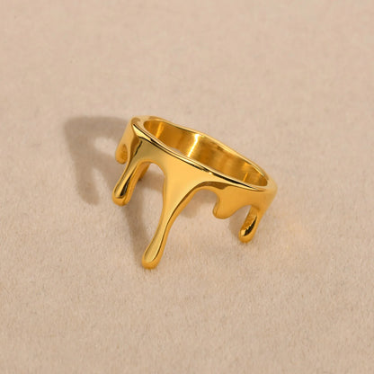 Dripping & Pouring Statement Ring