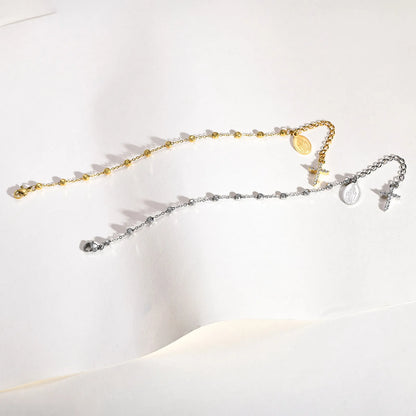 Cross Rosary Bracelet