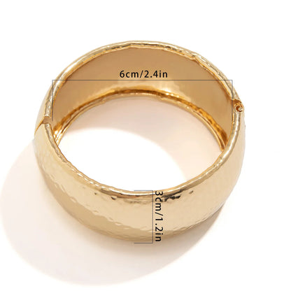 Exaggerated Irregular Wide Cuff Bangle