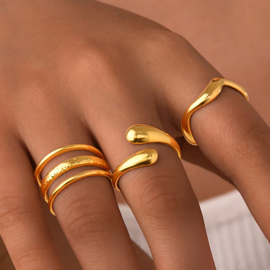 Open Stackable Knuckle Ring