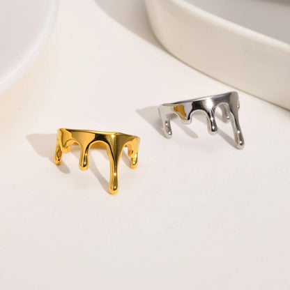 Dripping & Pouring Statement Ring