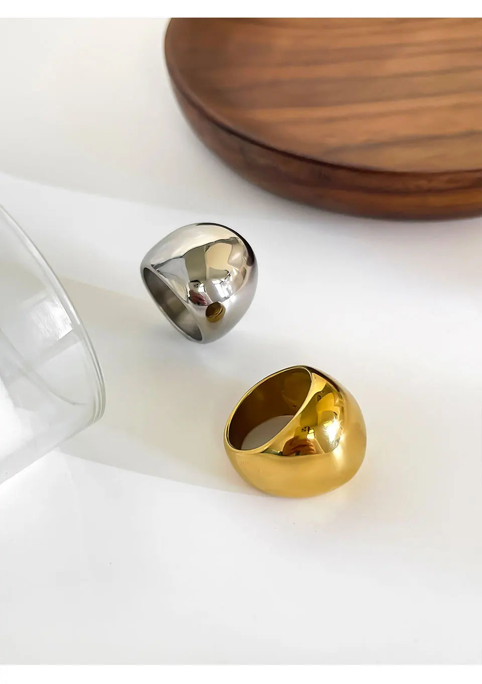 Bold Stackable Dome Ring