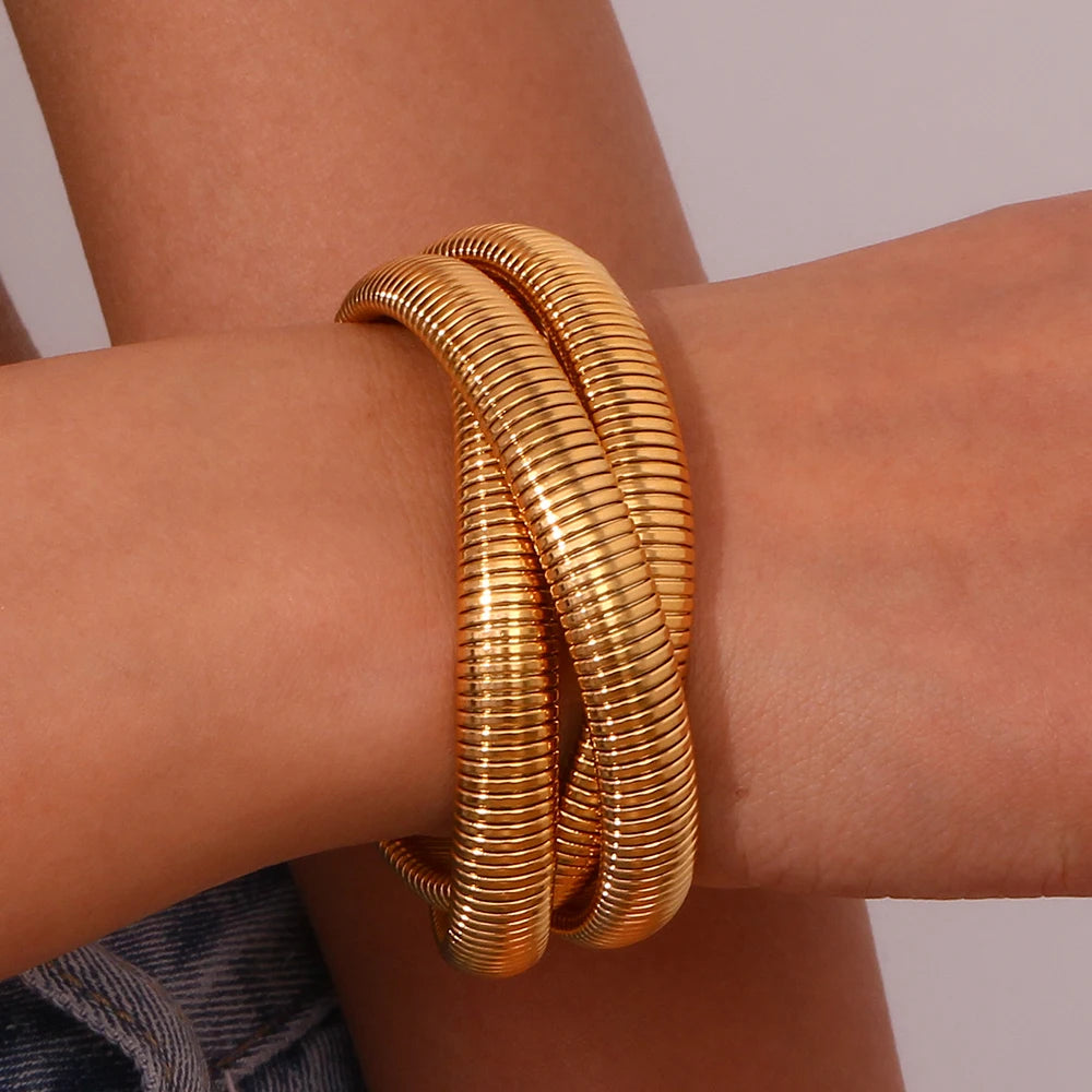 Minimalist Cuff Bangle Set