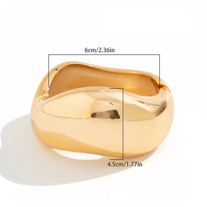 Bold Sculptural Cuff Bangle