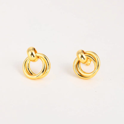 Round Dangle Earrings