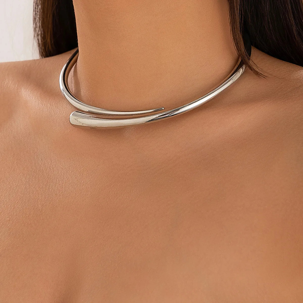 Sculptural Water Drop Necklace & Bracelet Set