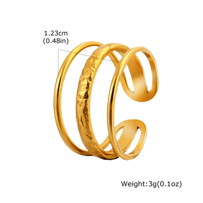 Open Stackable Knuckle Ring