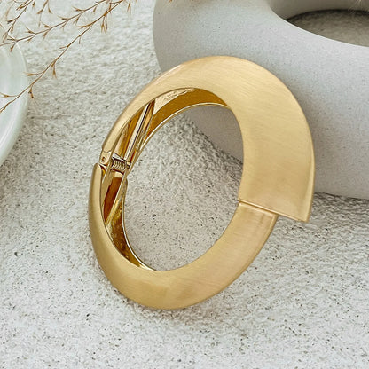 Matte Metal Wide Cuff Bracelet