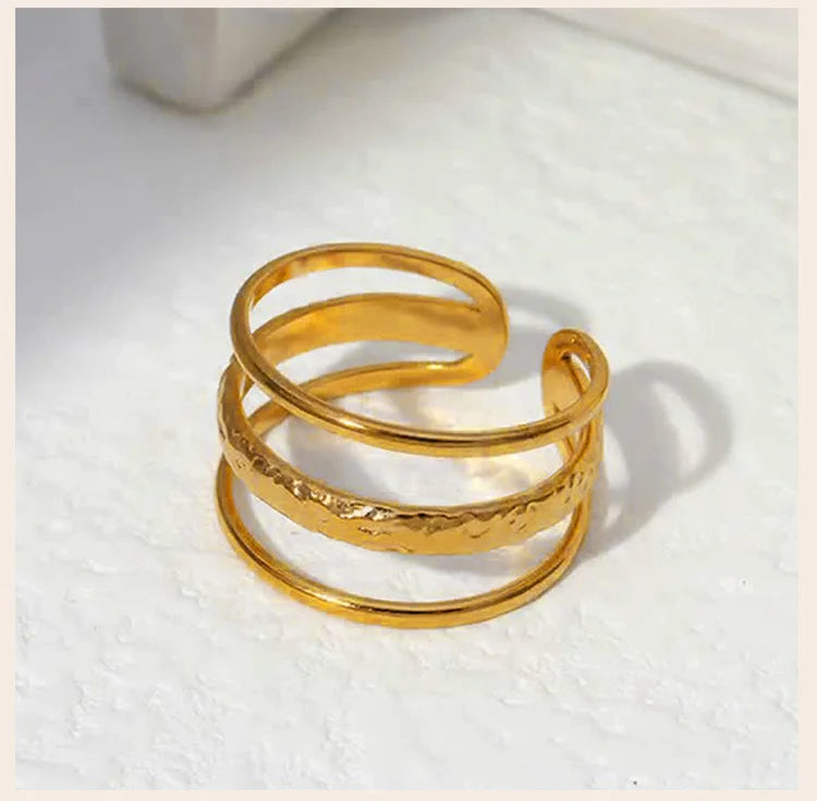Open Stackable Knuckle Ring