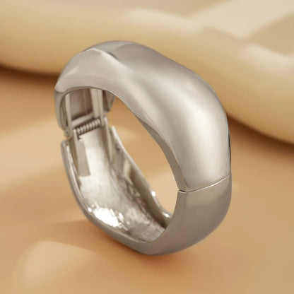 Irregular Metal Cuff Bangle