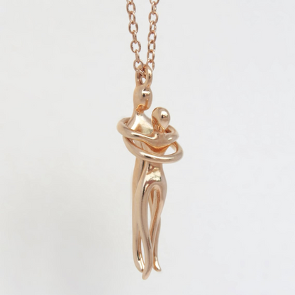 Handcrafted Loving Hug Pendant Necklace