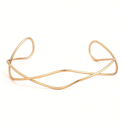 Elegant Twisted Wire Necklace Choker
