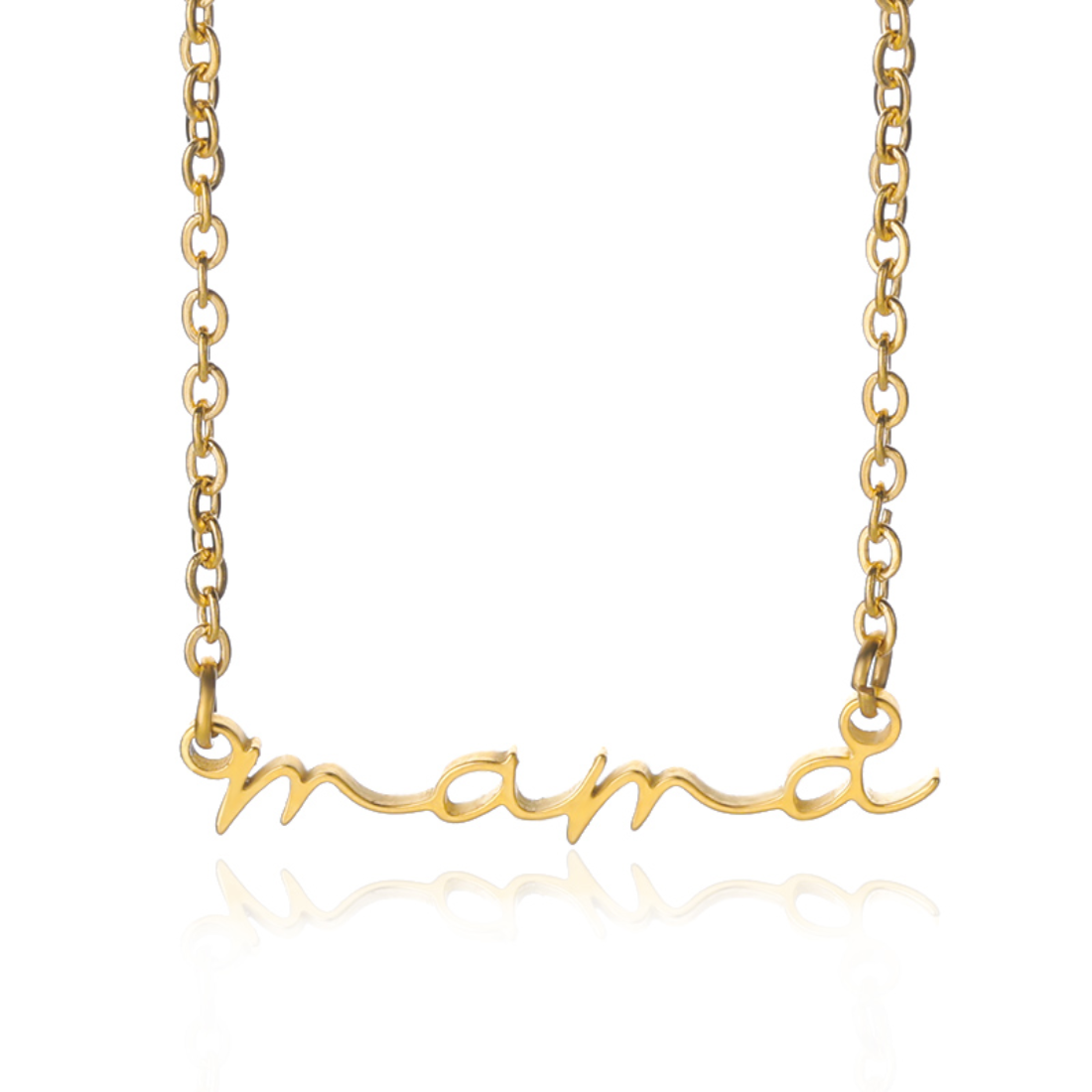 Mom Cursive "Mama" Necklace