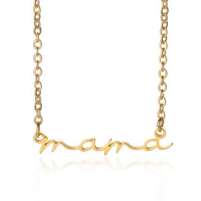 Mom Cursive "Mama" Necklace