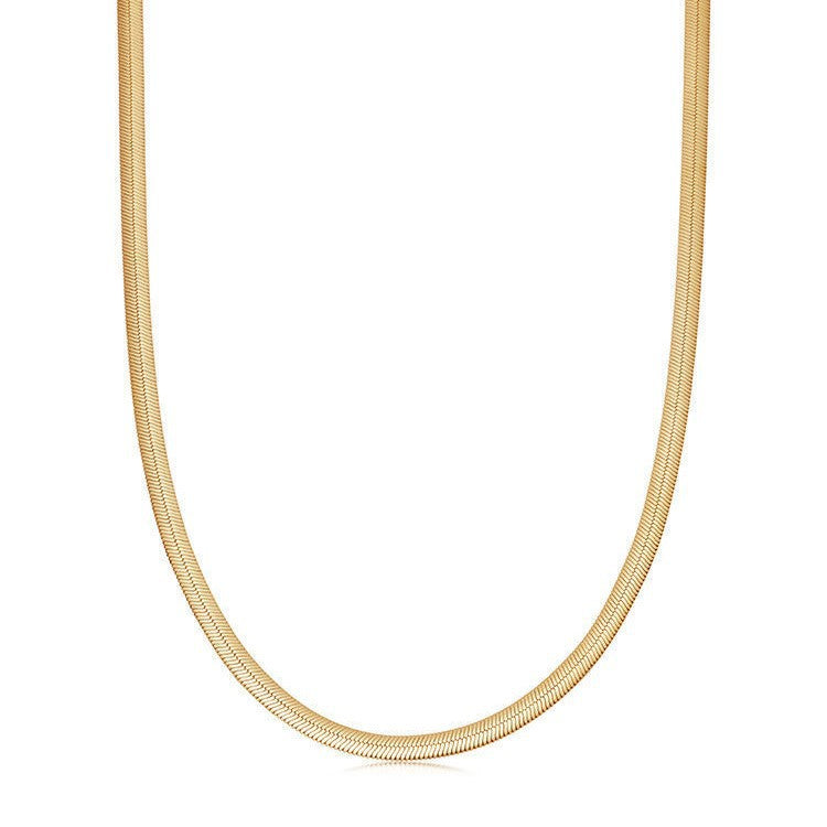 Herringbone Snake Chain Necklace