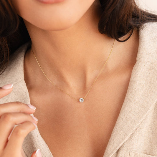Nyx Round Crystal Necklace