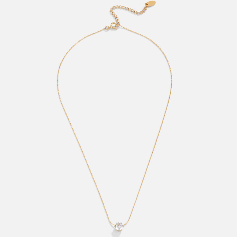 Nyx Round Crystal Necklace