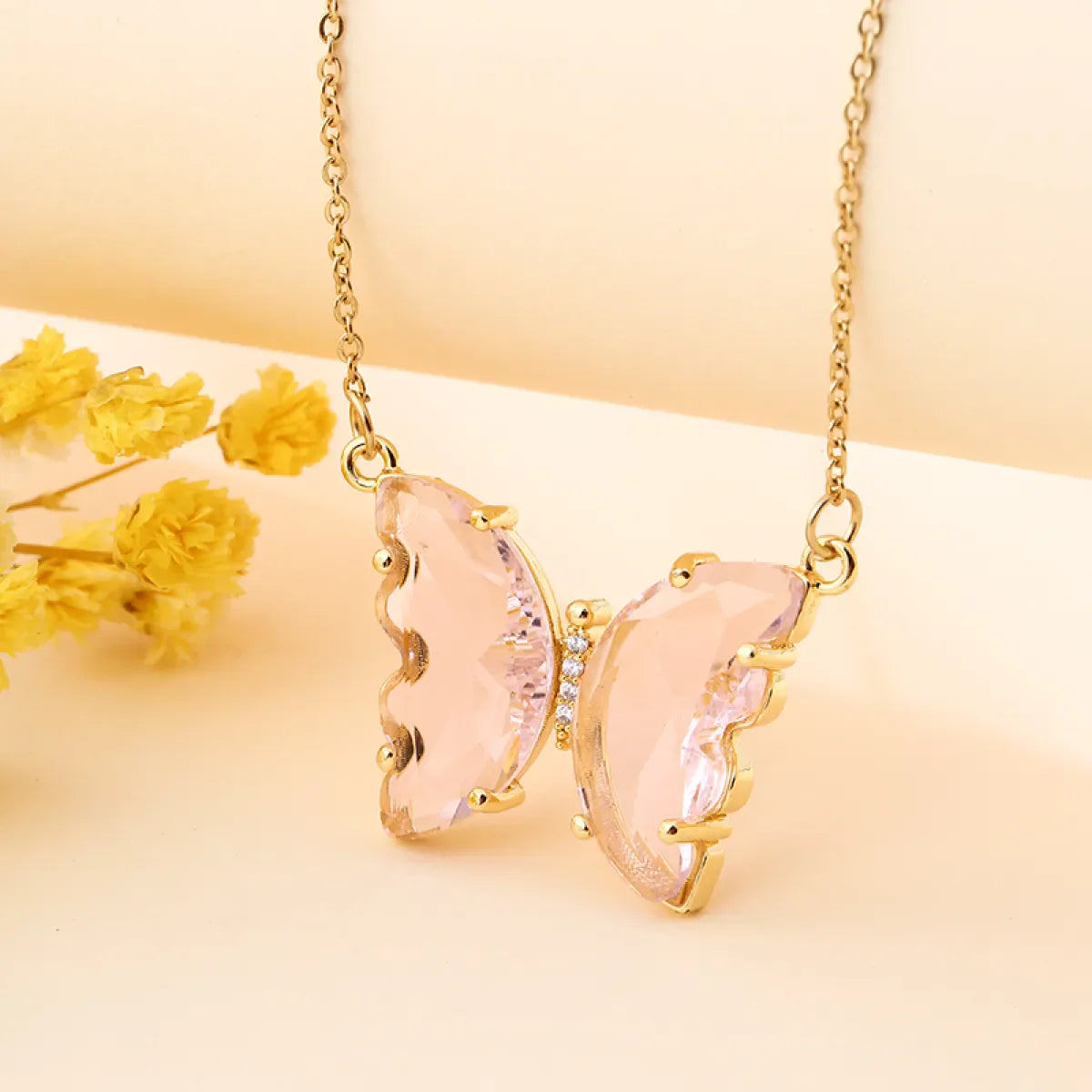 Colorful Petite Butterfly Necklace