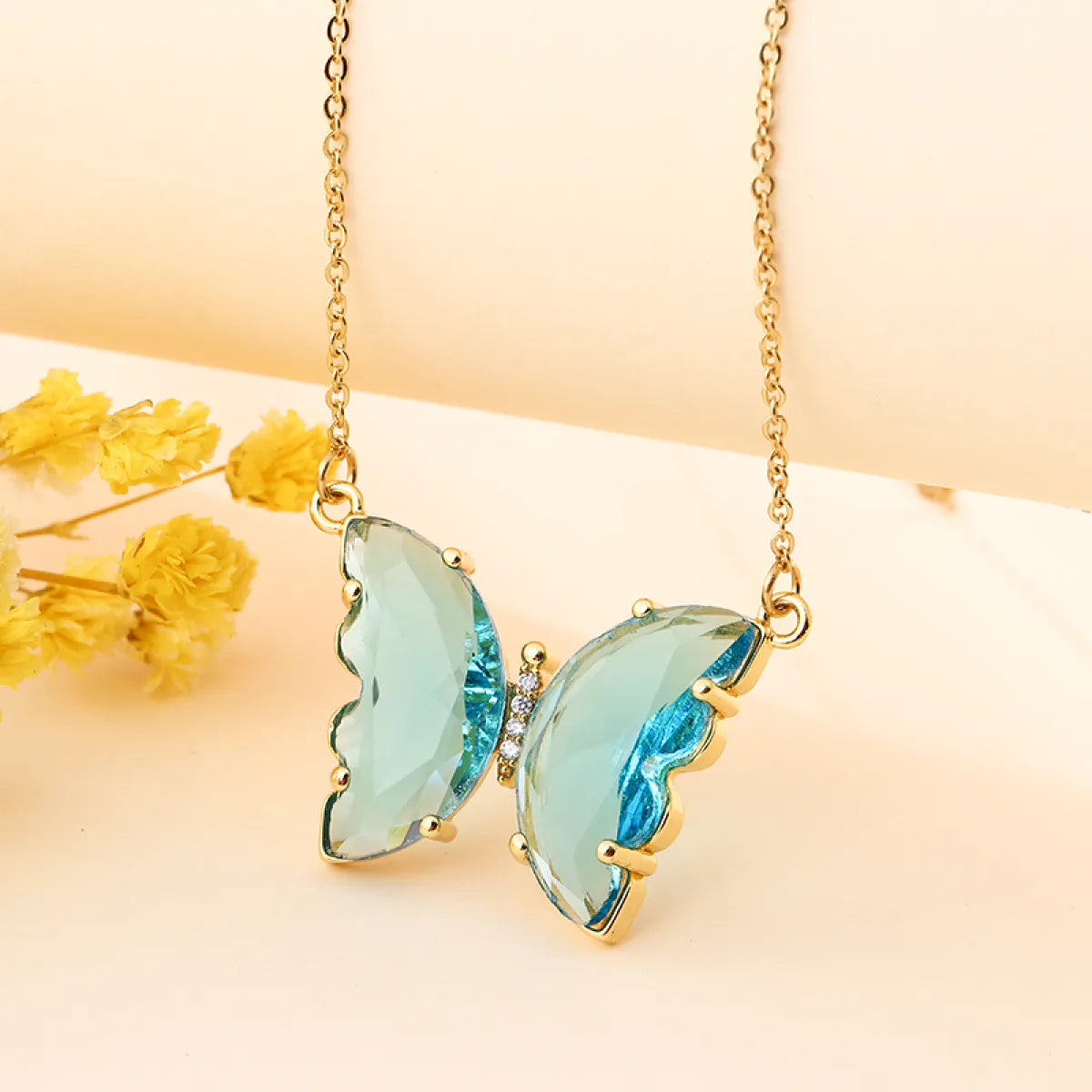 Colorful Petite Butterfly Necklace
