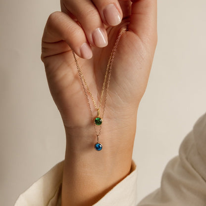 Birthstone Gemstone Necklace