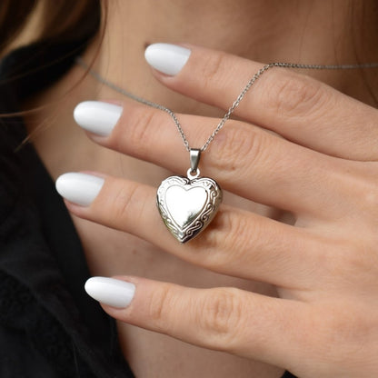 Medallion Heart Pendant Necklace