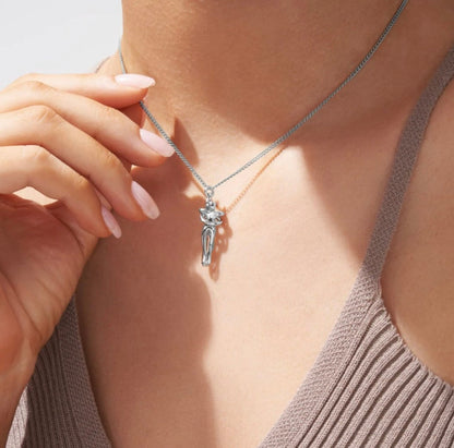 Handcrafted Loving Hug Pendant Necklace