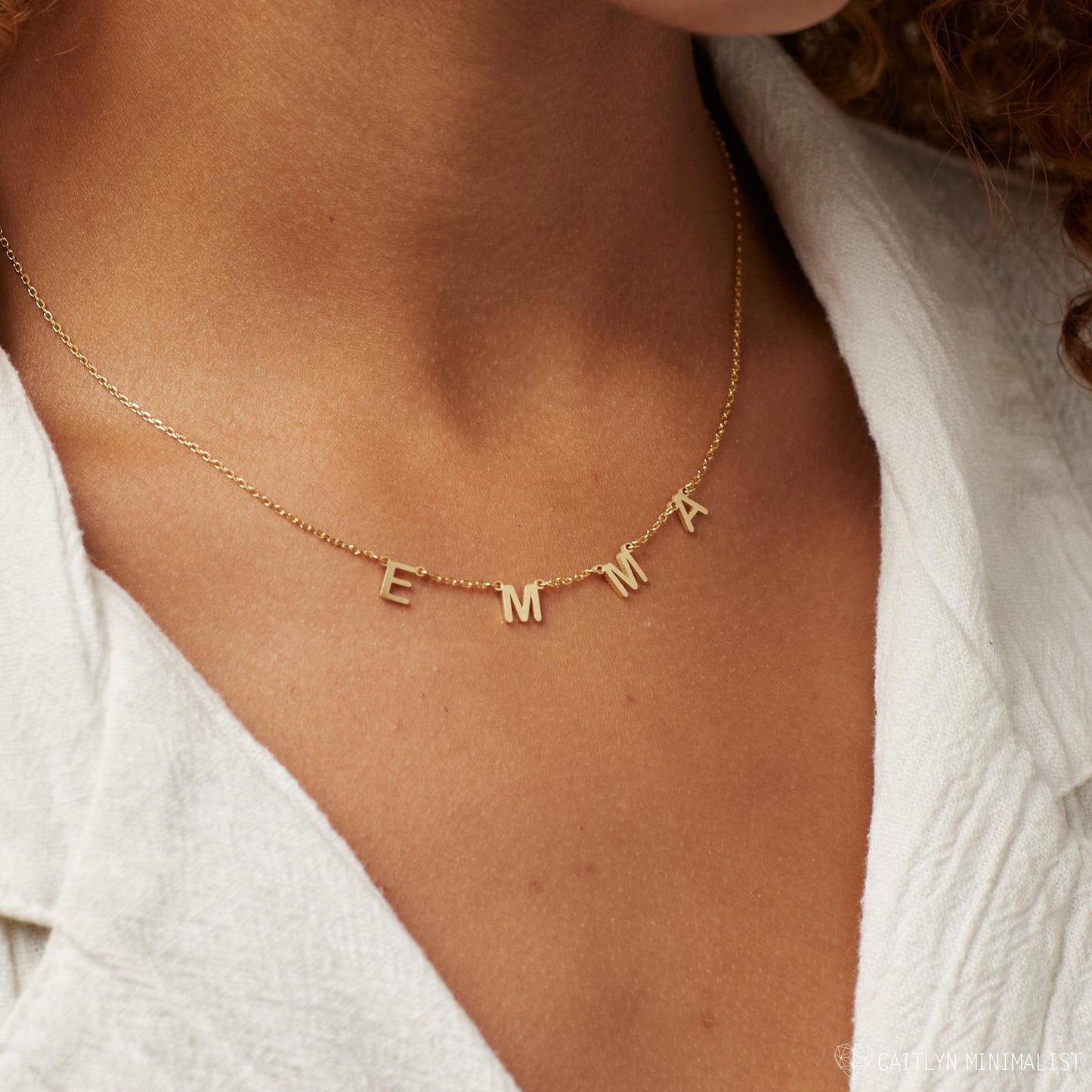Personalized Letter Name Necklace