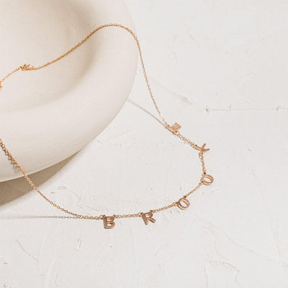 Personalized Letter Name Necklace